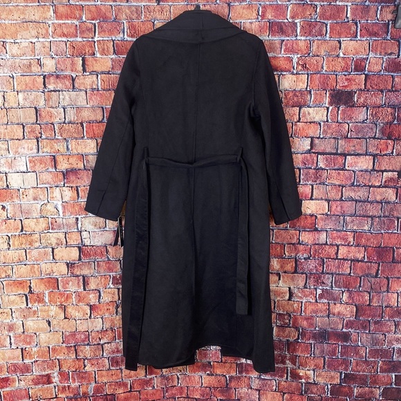 Tahari Double-Face Wrap Coat - Picture 2 of 5